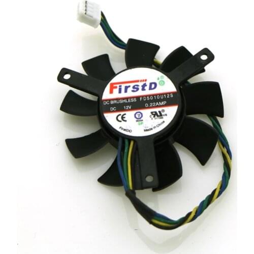FD5010U12S 12V 0.22A 45mm 39*39*39mm Cooling Fan For NVIDIA Graphics Video Card Fan 4Pin