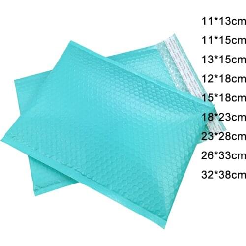 3sizes Teal Poly Bubble Mailer Padded Envelopes Self seal Mailing Bag Bubble Envelope Shipping envelopes Postal bag