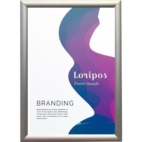 Aluminum Poster Frame Wall Mounted Photo Frame Gold Silvery Wall Frame Elevator Wall Advertising Poster Frame Display Rack Box