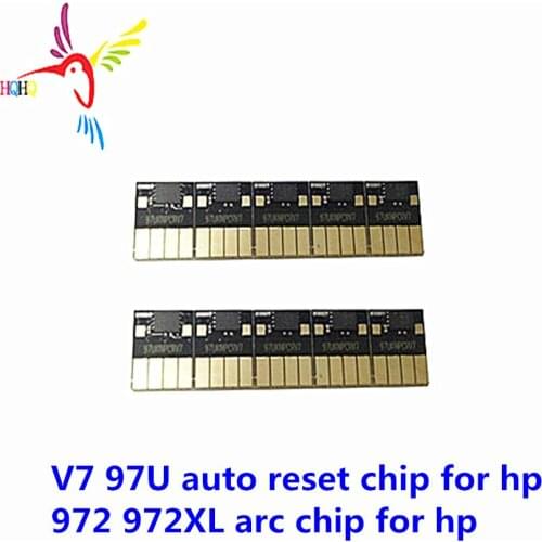 V7 97U Auto ResetChip for Hp 972 972x ARC Chip forHP Pagewide 452Dn/Dw/477Dn/Dw/552Dw/577Dw/z//352Dw377Dw Permanent Chip 972x