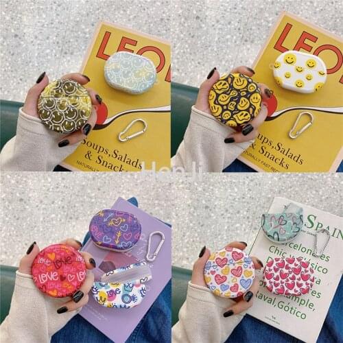 Smiley Earphone Cases for Huawei Freebuds 3 Pro Funny Silicone Headphones Cover for Freebuds 4 Headset Charging Box Capa