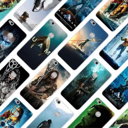 MLLSE Movie Aquaman Fashion Hard Case Cover for Huawei NOVA 3 3i 4 Honor V20 8X 8A 7A Pro 7X 7C 7S 8 9 10 Lite Play Cover Hot