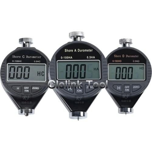 Digital gauge Shore hardness Durometer Digital Hardness Tester Hardness Meter Shore A for Plastic, leather, rubber, multi-resin