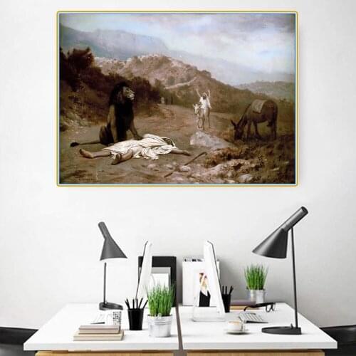 Citon Jean-Leon Gerome《Rebellious prophet》Canvas Oil Painting World Famous Artwork Picture Modern Wall Art Decor Home Decoration