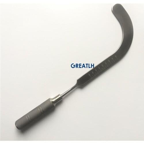 Breast Detacher Sickle Shape size 22cm/26cm Stainless steel Breast care Beauty Health tool