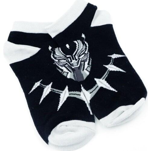 Cartoon Black Panther Short Socks Cute Fashion Ankle Casual Colorful Stockings Tight Socks Cosplay Couple Friends Gift