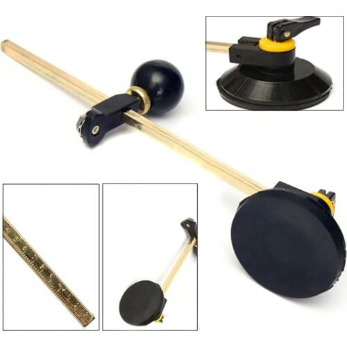 40cm Glass Compasses Glass Circular Cutter Suction Cup Black Circle Cutter