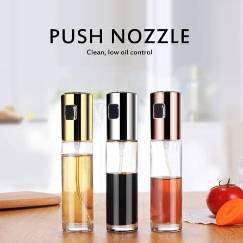 Kitchen Baking Oil Cooking Oil Spray Empty Bottle Vinegar Bottle Oil Dispenser Kitchen Tool Barbecue Barbecue Cooking Glass Oil