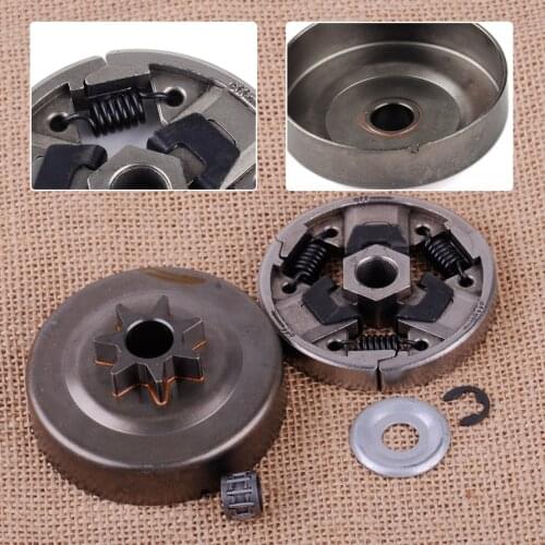 LETAOSK New 7T Clutch Drum Sprocket Bearing Washer E-clip Fit for Stihl 026 MS260 024 MS240 Chainsaws
