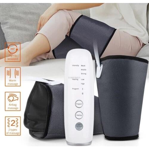 Air wave squeeze leg massager, shaping legs, wireless charging, home cold protection and hot compress, full body massage