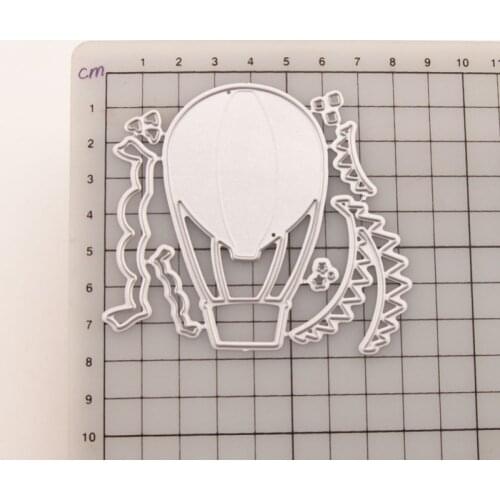 Metal Cutting Dies Cut Die Mold Hot Air Balloon Flag Decoration Scrapbook Paper Craft Knife Mould Blade Punch Stencils