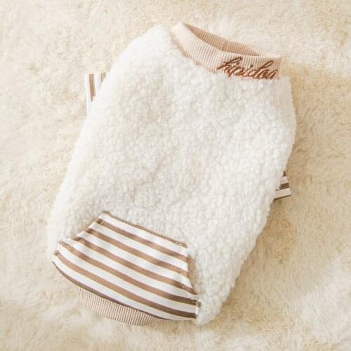 New Warm Fleece Pet Hoodie Clothes Noble Dog Winter Coat Jacket Sweater For Small Medidum Dogs Puppy Teddy Chihuahua Pet Clothes