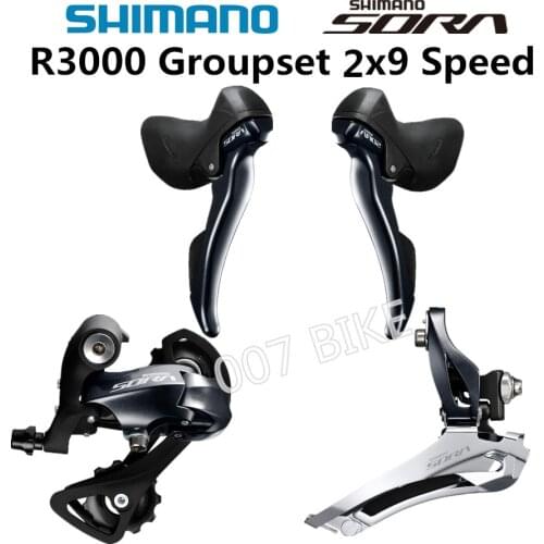 SHIMANO R3000 Groupset SORA R3000 Derailleurs ROAD Bicycle ST+FD+RD Front Derailleur REAR DERAILLEUR Shifter LEVER 3500
