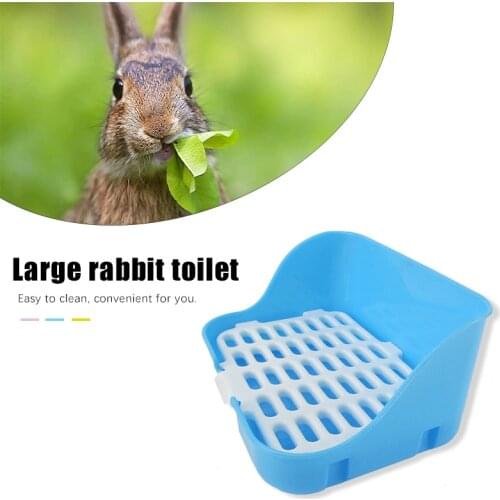 Hamster Pet Cat Guinea Pig Rabbit Corner Toilet Litter Trays Clean Indoor Pet Litter Training Tray For Small Animal Pets
