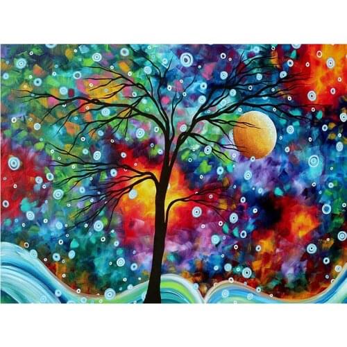 Full square diamond 5D DIY diamond embroidery Withered tree wall arts diamond painting Cross Stitch Rhinestone mosaic home decor