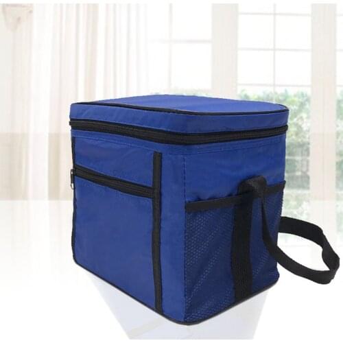 Portable Cooler Bag For Food Preservation Storage Picnic Thermal Insulation Bags Travel Nylon Women Lunch Bags