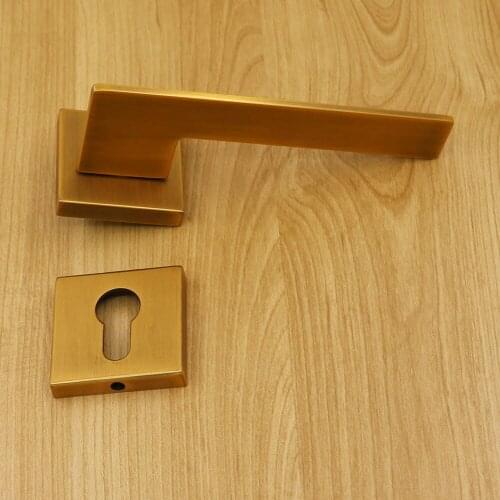 Professional manufacturer zinc alloy design door lever handle modern minimalist door handle