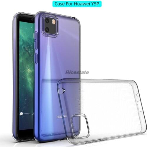 Huawei Y5P Anti-shock Case Y5 Prime 2020 Transparent Soft TPU Shockproof Phone Case for Huawei Y5P Y5 P 2020