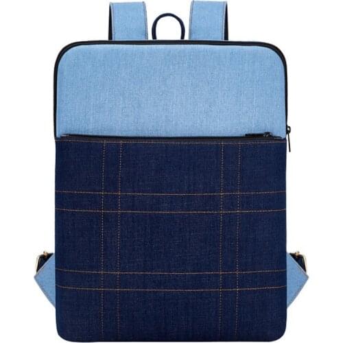 Stylish ultra-thin 13,15.6 inch laptop backpack mens lightweight nylon business backpack candy color casual backpack women