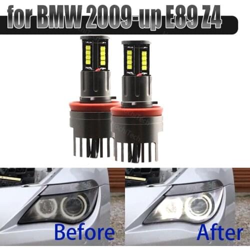 160W Bright White Color LED Angel Eye Halo Light H8 No Error for BMW 2009-up Z Series E89 Z4