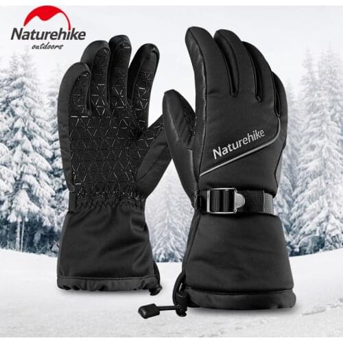 Naturehike Outdoor Warm Windproof Gloves -15℃~0℃ Winter Skiing Gloves Thickening Non-slip Cycling Sports Gloves GL03