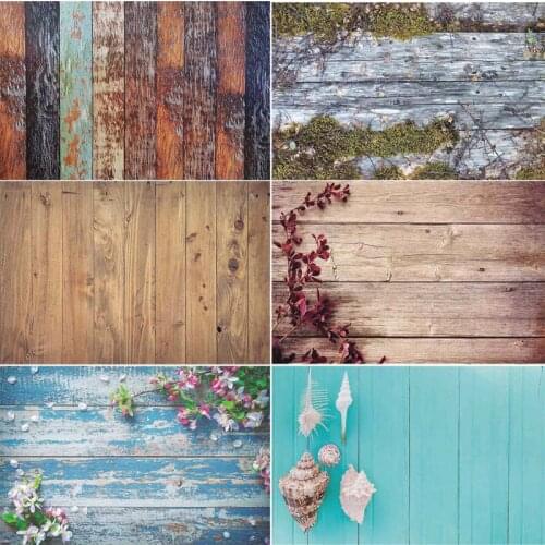 Vinyl Custom Photography Backdrops Prop Wooden Planks Theme Photography Background NY2FD-9