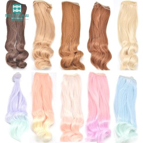 1pcs 20cm*100CM Large wave curls Doll accessories wigs/hair For 1/3 1/4 1/6 BJD/SD doll
