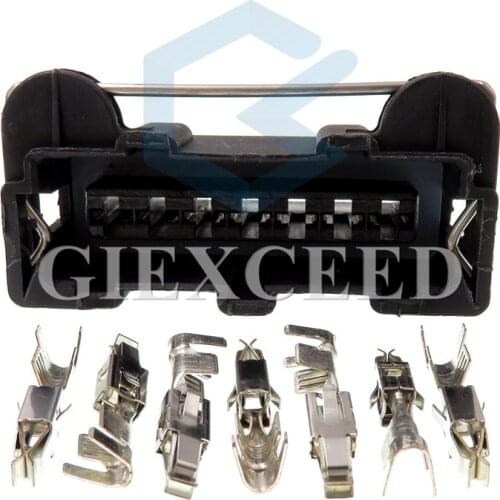 2 Sets 7 Pin Female Wiring Socket Automotive Conenctor For AMP Tyco TE