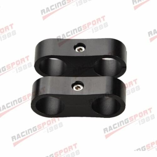 2PCS 10AN AN-10 AN10 19.1mm Billet Fuel Hose Hose Separator Fittings Adapter