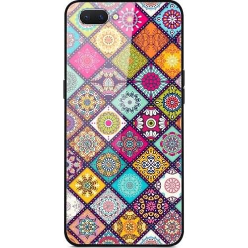 For OPPO A5 Phone Case Tempered Glass Case Phone Cover Fitness Back Bumper Series 3