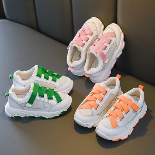Kids Fashion Sneakers for Boys Girls Mesh Tennis Shoes Breathable Sports Running Shoes Lightweight Children Casual Walking Shoes