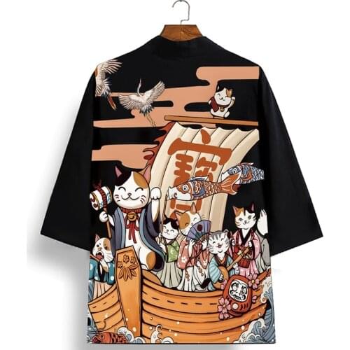 Kimono Women Japanese Yukata Haori WomenS Kimono Japanese Style Clothes Shirt Harajuku Kimono Streetwear Japan Blouse Cosplay