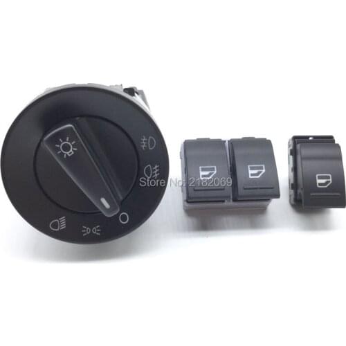 For VW Transporter T5 T6 Power Electric Headlight Window Control Switch Button 7E0 959 855A 7E0959855 1C0 941 531A,7E0959855A