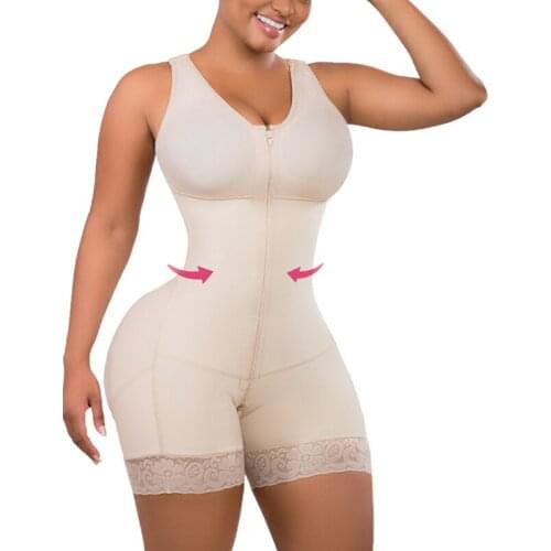 Shapewear Women Compression Garments Abdomen Shaping Short Vest Girdle Thigh Trimmer fajas