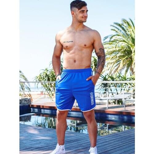 Summer New Style Fitness Outdoor Sport Shorts Breathable Running Training Short Pants Print Beach 5 Points Pants Sweatpants