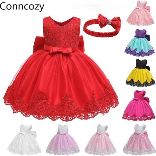 New Girls Long Dress Bow Lace Dress Big Kids Evening Dress Kids DressParty Birthday Ceremony Elegant Girl Bridesmaid Girl Dress