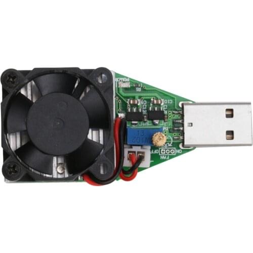 New DC 3.7~13V USB 15W Adjustable Constant Current Electronic Load Discharger 1pc W315