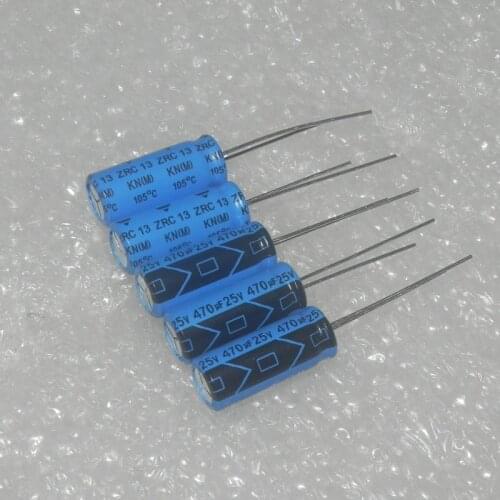 Original new 100% BC038 series 25V470UF ZRC13 DIP aluminum electrolytic capacitor (Inductor)