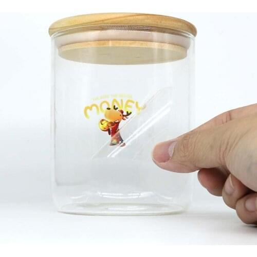 Transfer Sticker Customized Label Logo Ceramic Tea Packaging Embossed Paste UV Pressure Sensitive Paste Tear Film Words