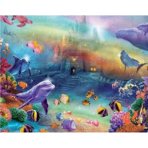 Full square Diamond Painting cross stitch kit diamond mosaic Embroidery mazayka diamond wall art sea nature painting,wall art