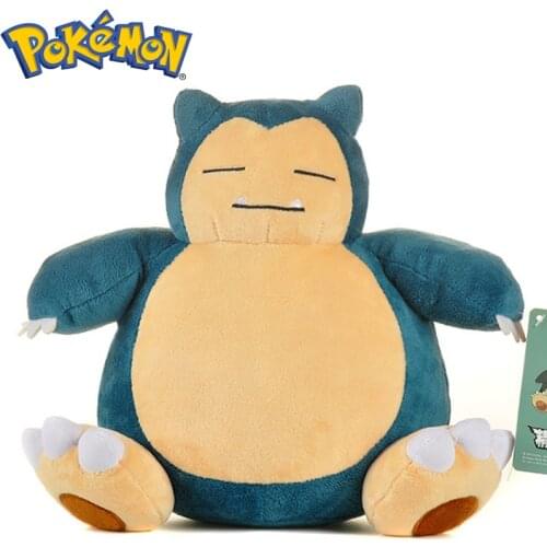 Cute Pokemon Snorlax Plush Doll Pokémon Go Jigglypuff Pikachu Squirtle Bulbasaur Peluche Stuffed Kawaii Anime Cartoon Girl Gift