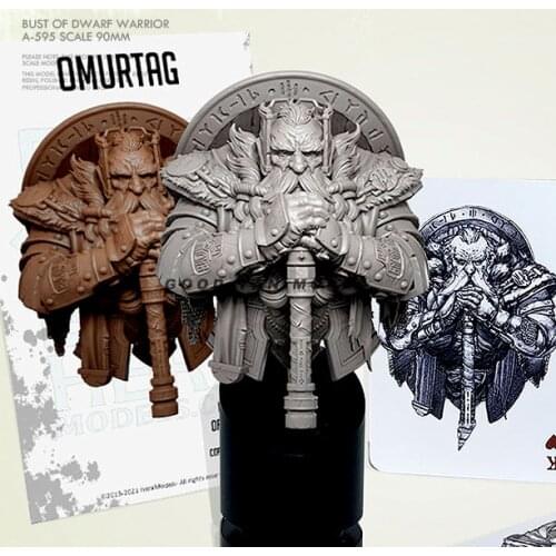 90MM Resin model kits DIY figure toy self-assembled A-595