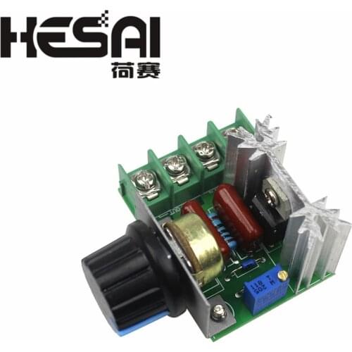 AC 220V 2000W SCR Voltage Regulator Dimming Dimmers Motor Speed Controller Thermostat Electronic Voltage Regulator Module