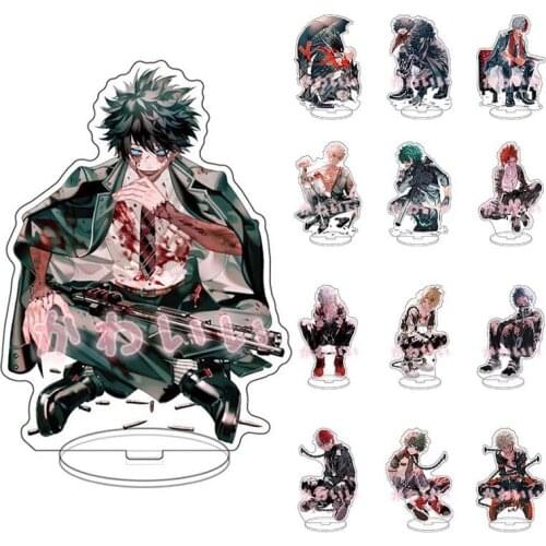 Japan Cartoon My Hero Academia Acrylic Model Toys Collection Tabletop Ornaments Gift