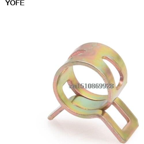 10Pc Spring Clip Fuel Oil Water Hose Pipe Tube Clamp Fastener 10mm/0.39 inch New