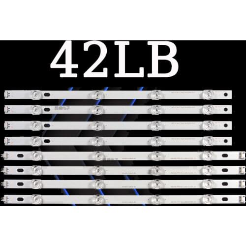 100% NEW LED Backlight strip 8 leds For LG 42 inch TV INNOTEK DRT 3.0 42" 6916L 1709B 1710B 1957E 1956E 6916L-1956A 6916L-1957A