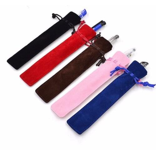 5Pcs/lot 5 Colors Cosmetic Bag Velvet Makeup Bag Pen Pouch Bag Holder Not include the pen Wholesale