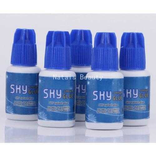 5pcs/lot Sky S Glue Fast Drying Glue Professional Adhesive for Eyelashes Extension