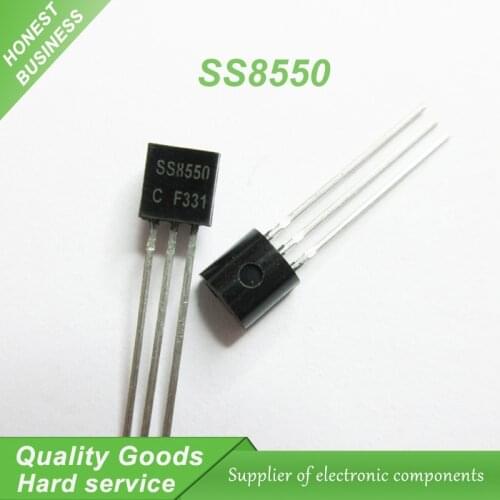 50pcs S8550 8550 SS8550 Bipolar Transistors - BJT TO92 PNP 2W A/P TO-92 new original