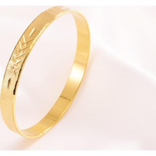 Bangrui 2021 New Trendy Gold Color Bracelet Bangle Classic Fashion Jewelry For Men Women Jewelry Party Gift